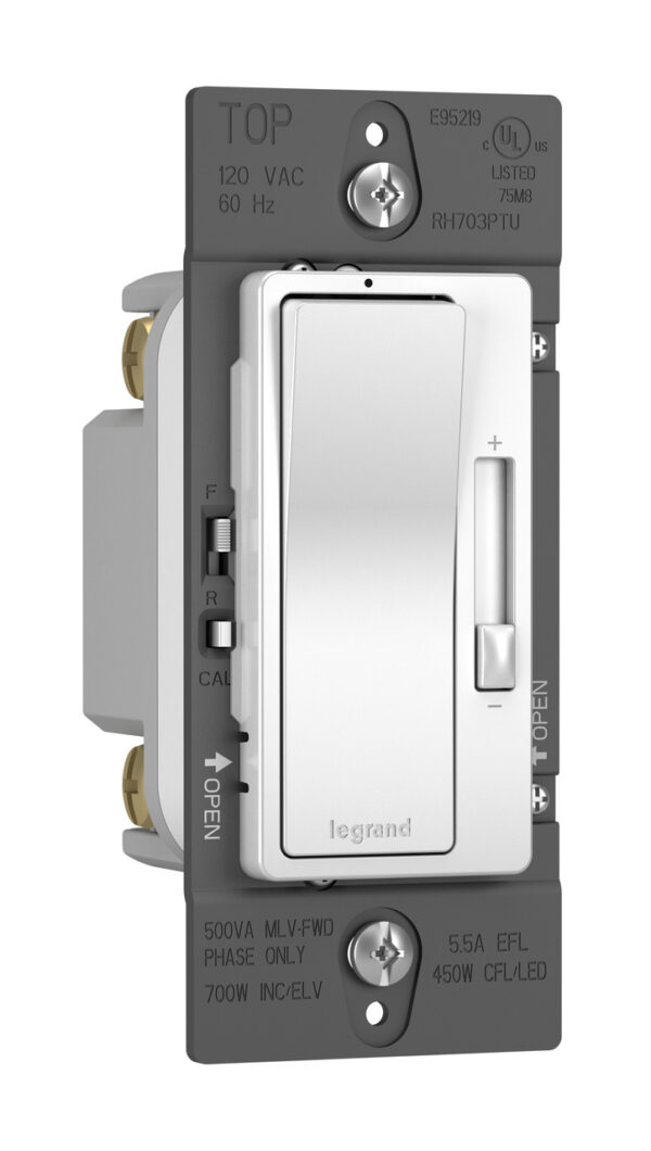 radiant® Tru-Universal Dimmer with Microban® RH703PTUWAMCC4 - Image 3