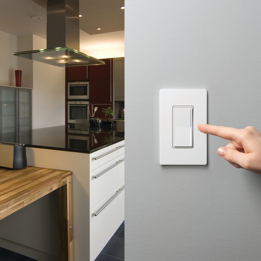 Lutron Sunnata Pro LED+ Touch Dimmer Switch, for 500W ELV/MLV, 250W LED, Single Pole/3-Way, Neutral Required, ST-PRO-N-WH, White - Image 3